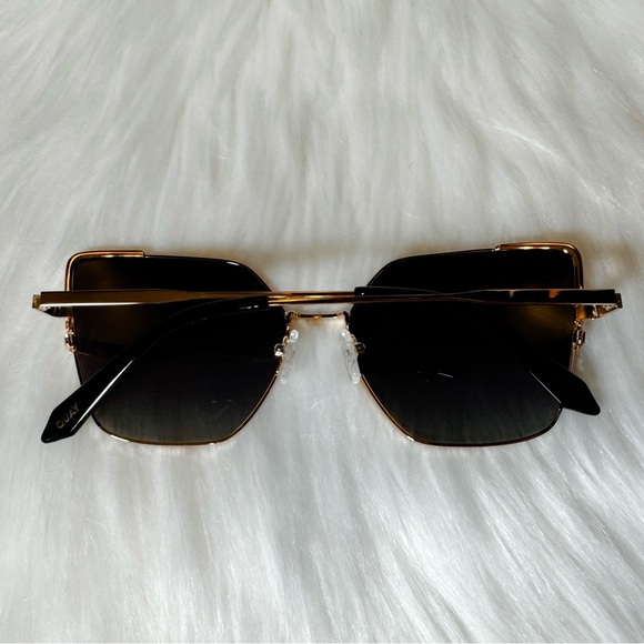 Quay Srsly 53MM Gradient Polarized Cat Eye Sunglasses - Picture 3 of 6